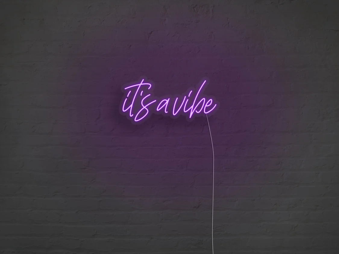 It's A Vibe' LED Neon Sign - Image 4
