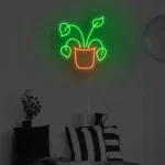 Botanical Bliss LED Neon Plant Sign