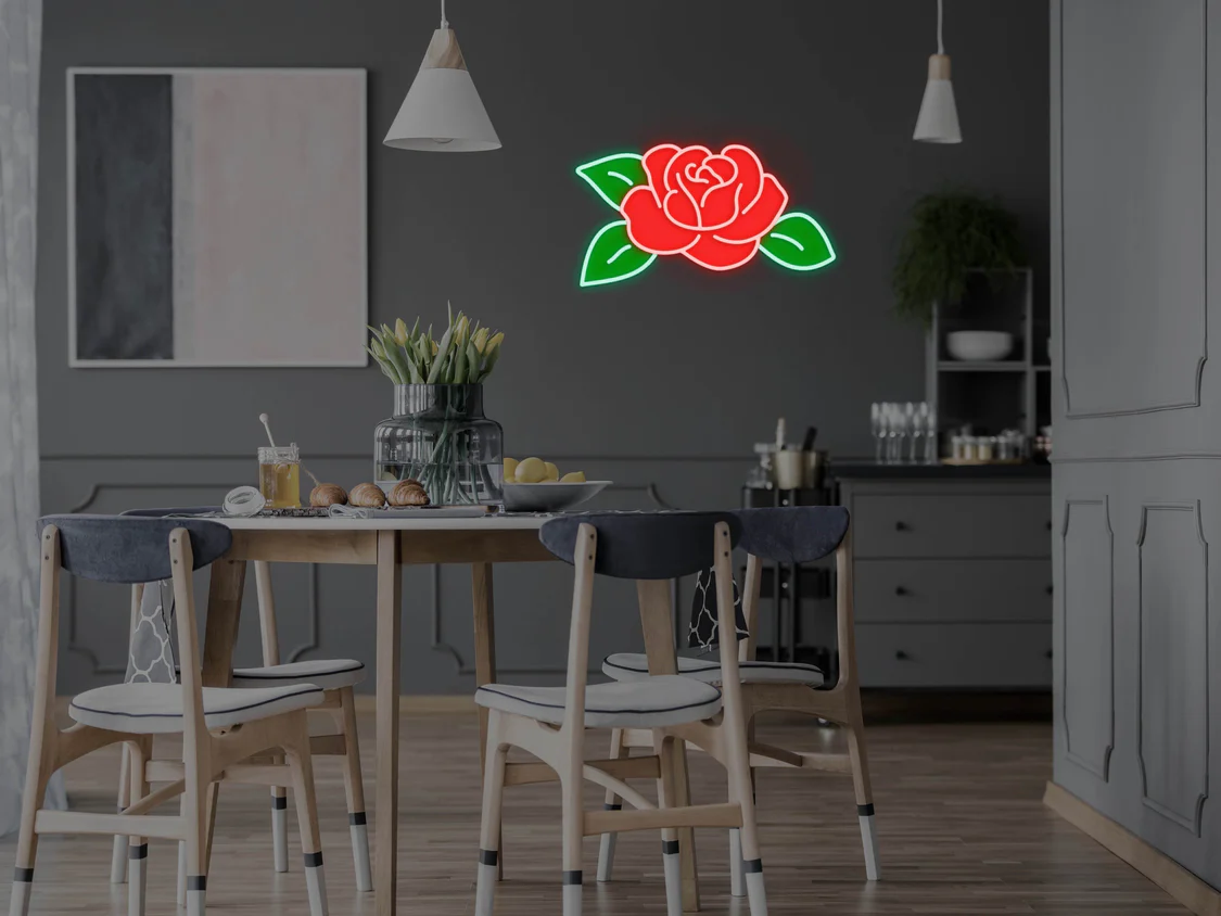 Rose LED Neon Sign - Image 4