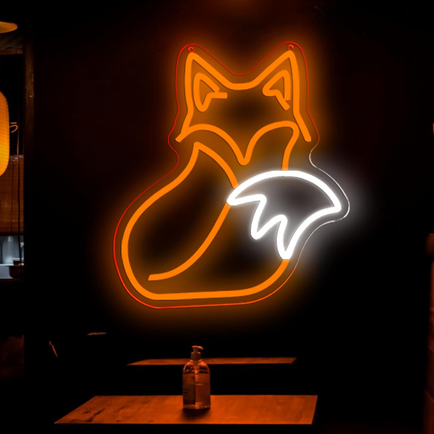 Allball Fox Neon Signs for Wall Decor,Dimmable Fox LED Neon Light - Image 3