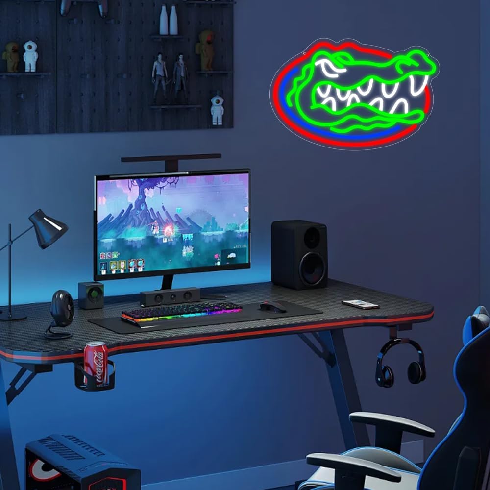 Basketball team Neon Sign gators Neon Sign Man Cave Neon Lights - Image 3