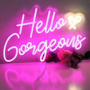 Hello Gorgeous Neon Sign