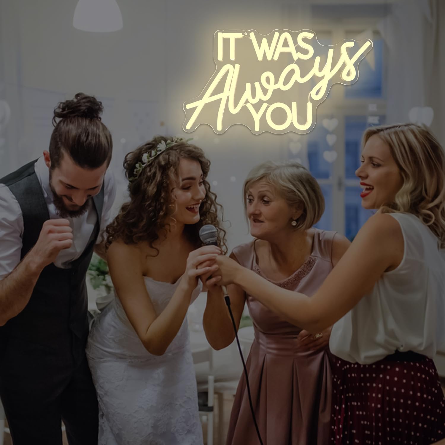 It Was Always You Neon Signs for Wall Decor Wedding Neon Lights - Image 3
