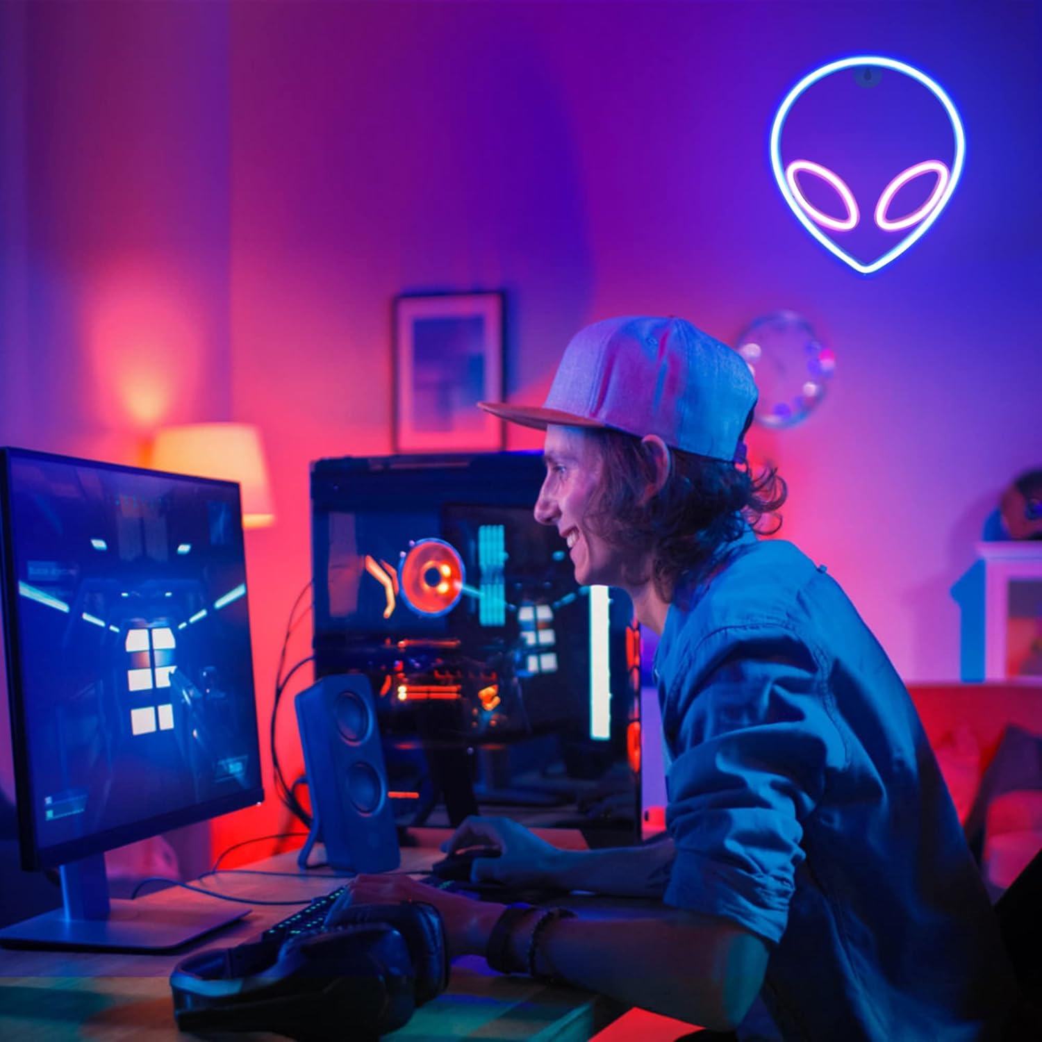 Neon Signs for Wall Decor, 3PCS LED Neon Lights for Bedroom - Image 3