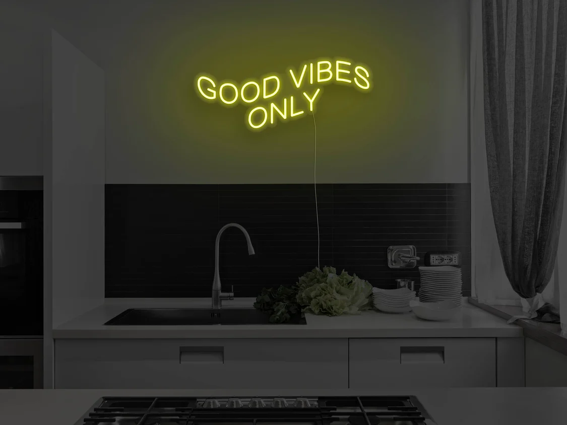 Good Vibes Only LED Neon Sign - Image 5