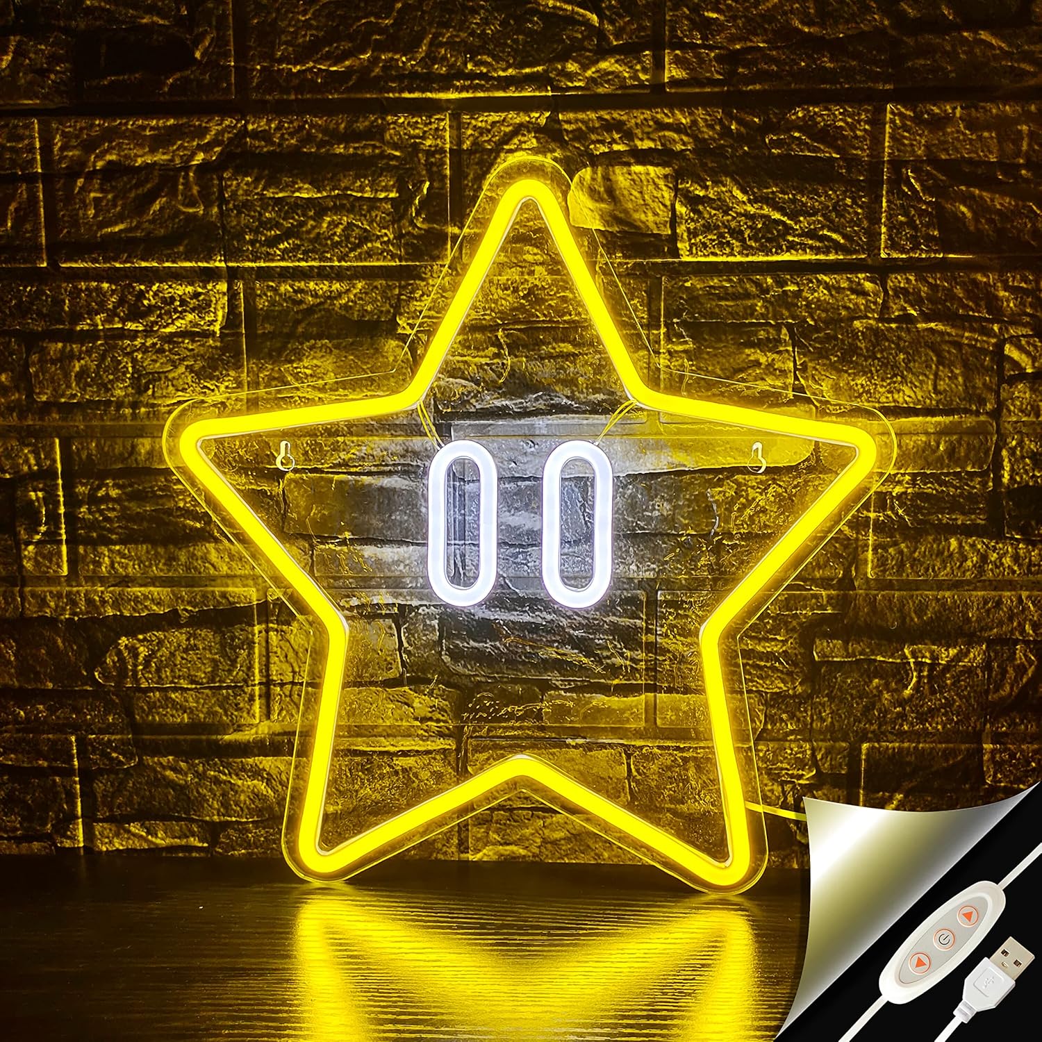 Star Neon Sign, Gaming Neon Sign for Game Room Decor - Image 4