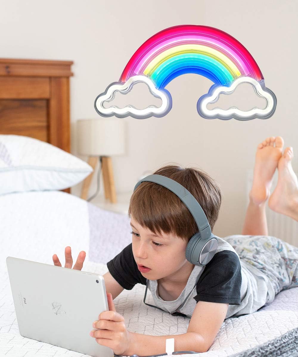 Rainbow Neon Signs for Bedroom Hanging/Standing Led Wall - Image 6