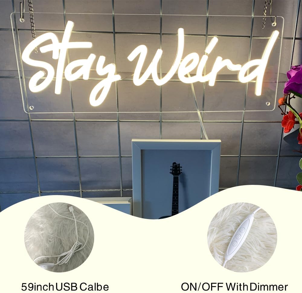 Stay Weird Neon Sign LED Neon Lights - Image 6