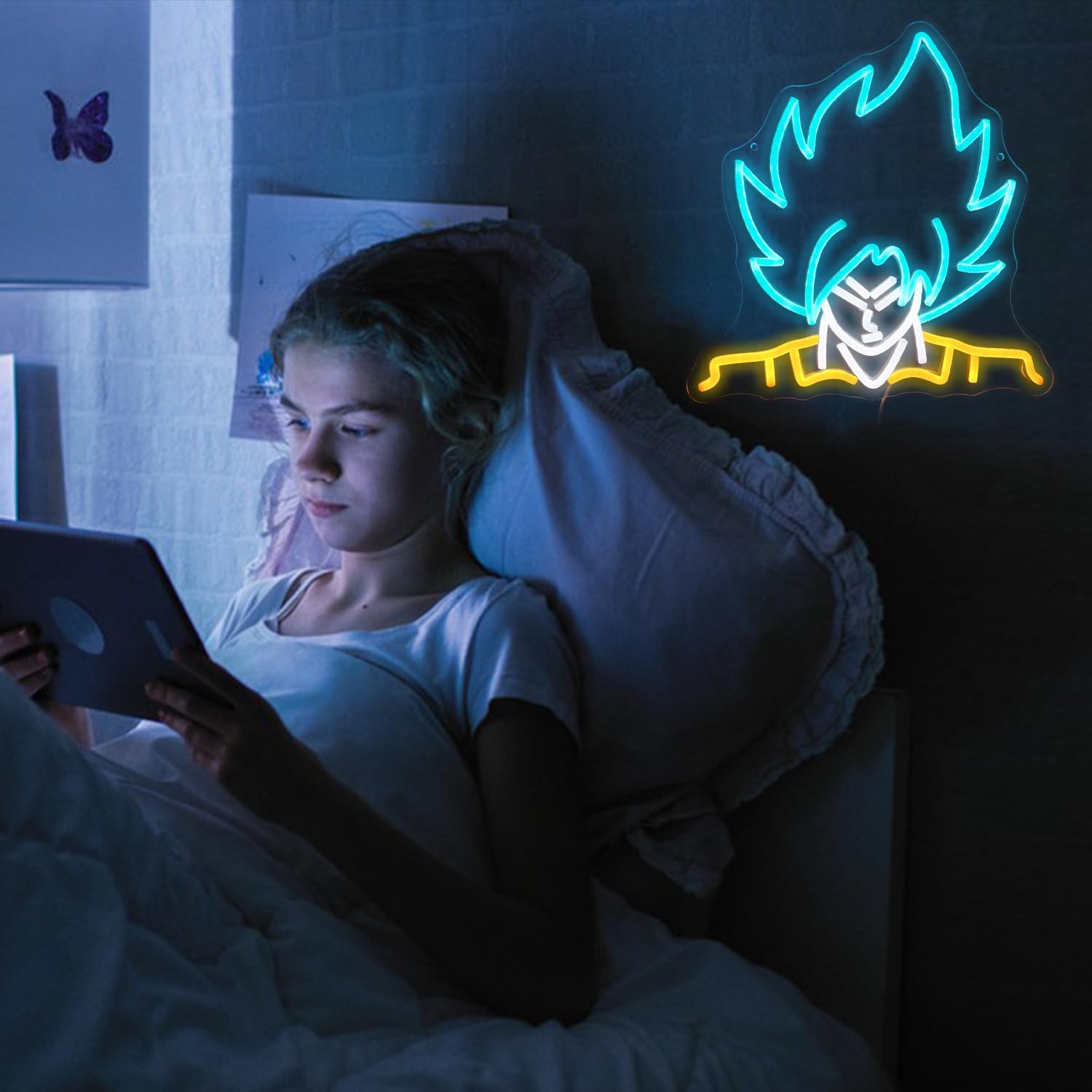 Japanese Anime Fan LED Sign - Image 4