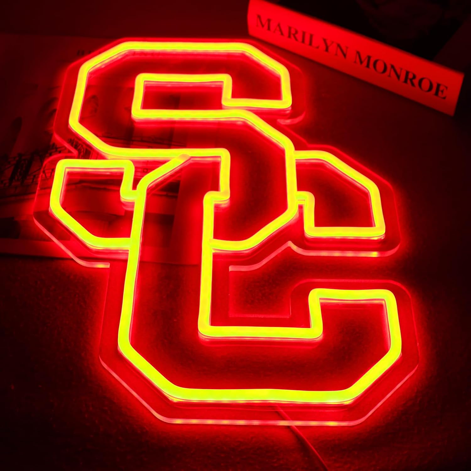 Trojans Team Neon Signs, NCAA Neon Sign for Wall Decoration - Image 5