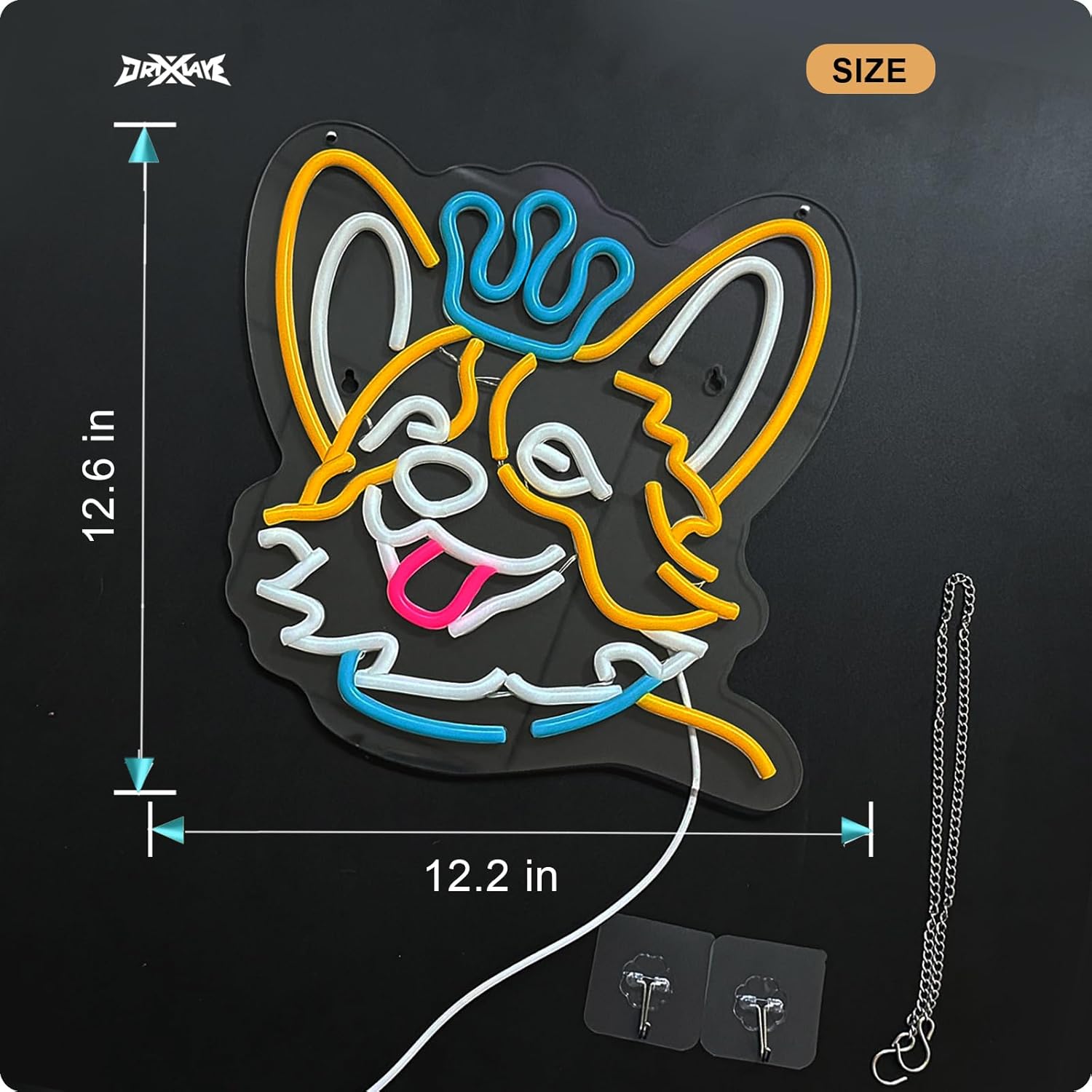 Corgi Neon Sign Dog Neon Sign for wall decoration - Image 3