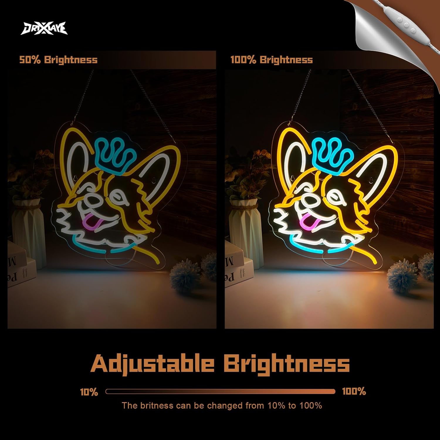 Corgi Neon Sign Dog Neon Sign for wall decoration - Image 5