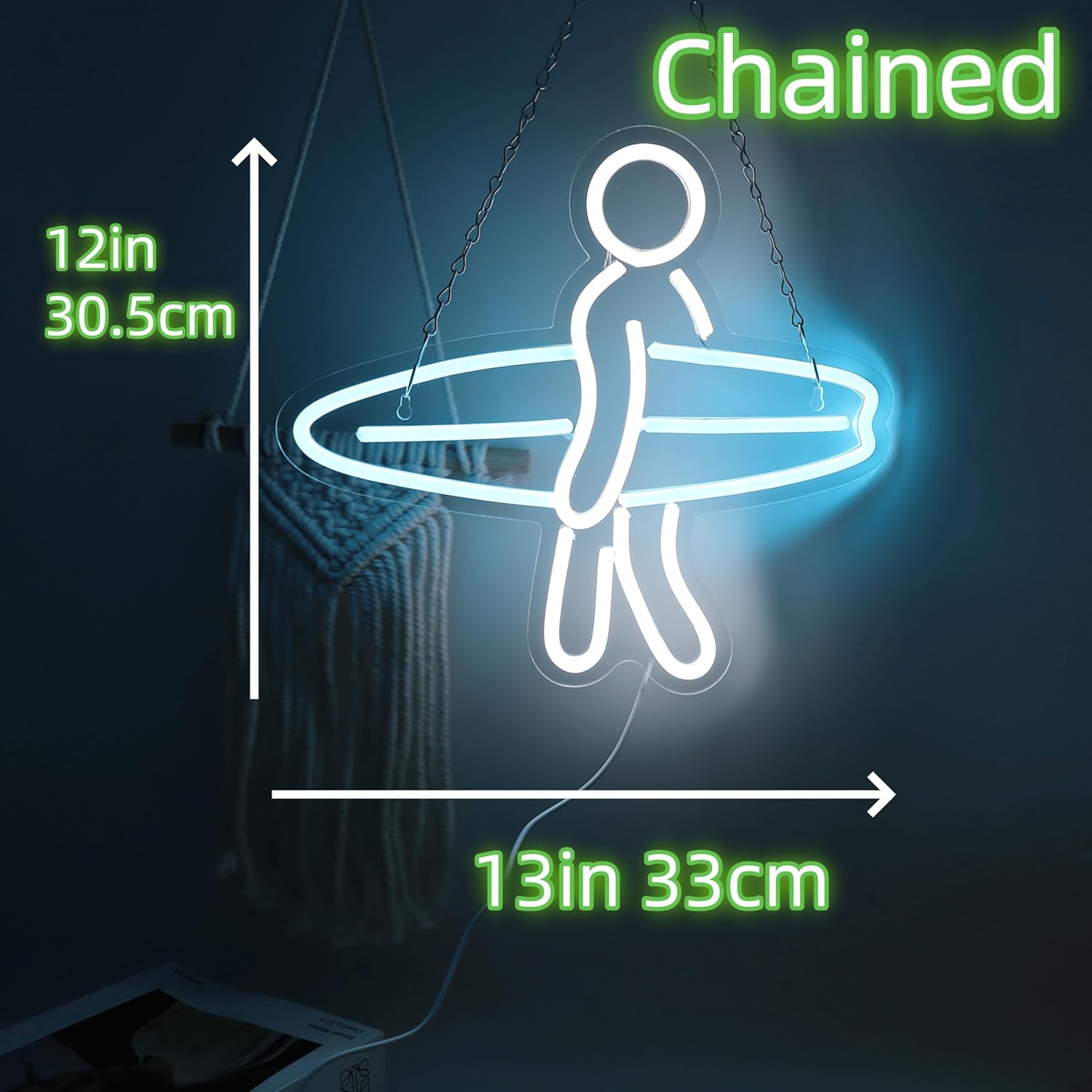 Surfing Neon Sign Surfer Neon Light Surfboard LED Neon Sign - Image 4