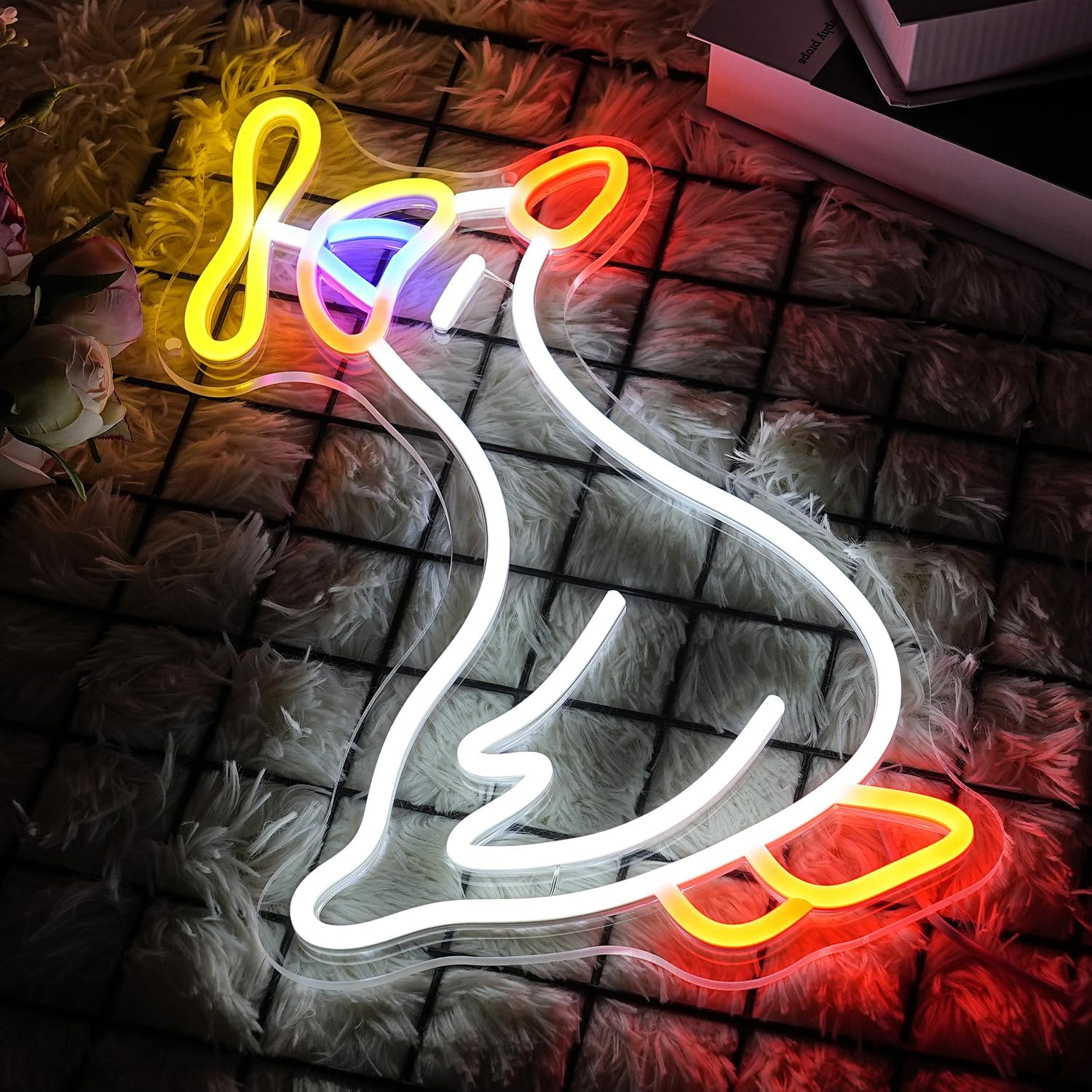 Goose Neon Sign Cowboy Goose Neon Sign for Wall Decor - Image 3