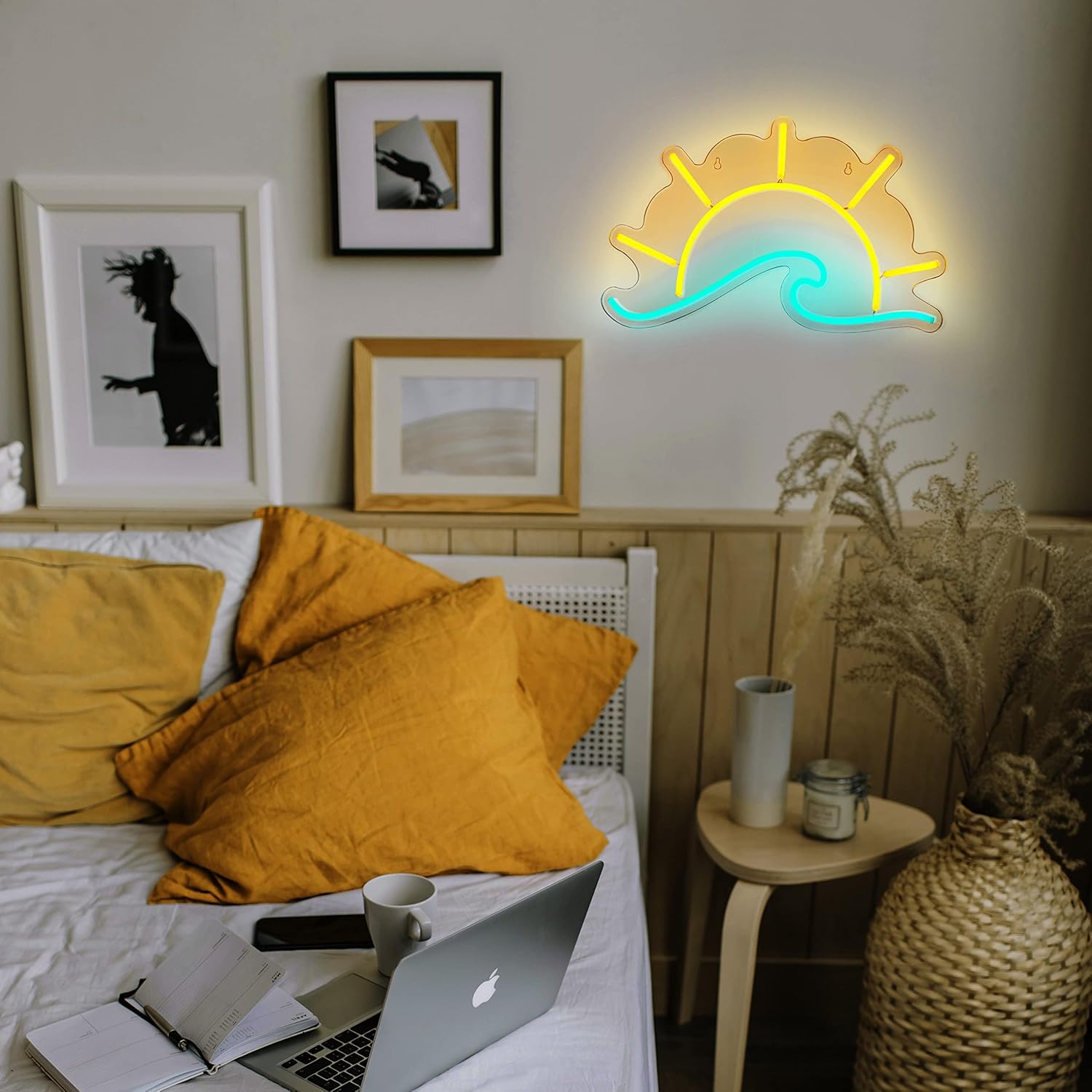 Sunset Sunrise Neon Sign Sun On The Sea Neon Light - Image 3