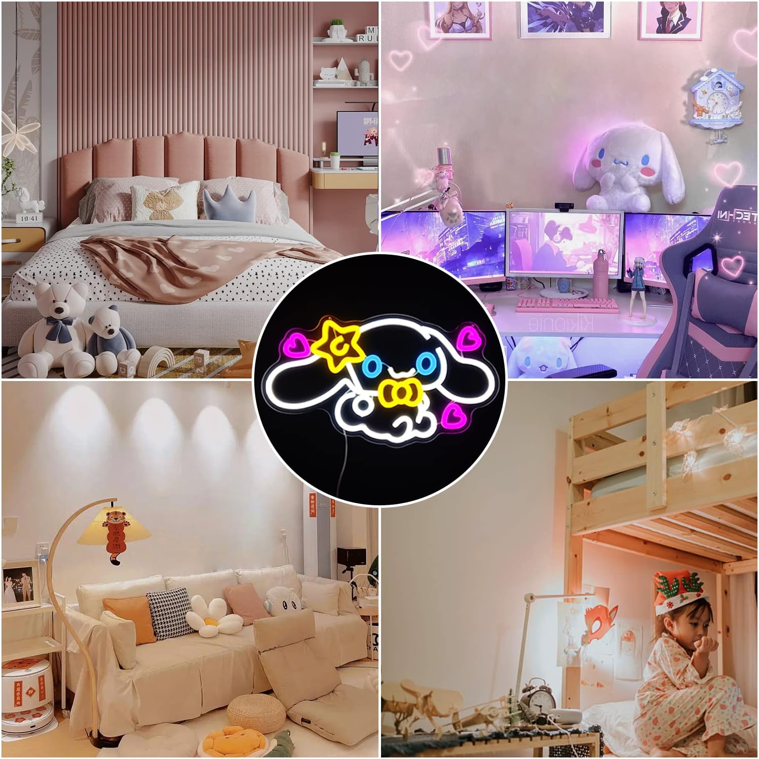 Anime Neon Sign Anime Neon LED Signs for Wall Decor Dimmable Neon Light - Image 3