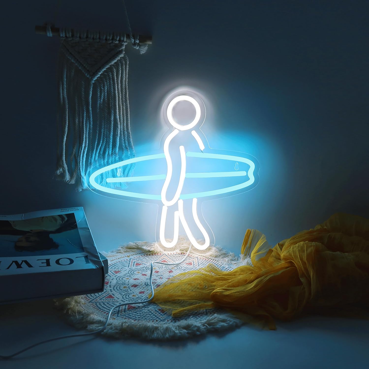 Surfing Neon Sign Surfer Neon Light Surfboard LED Neon Sign - Image 2