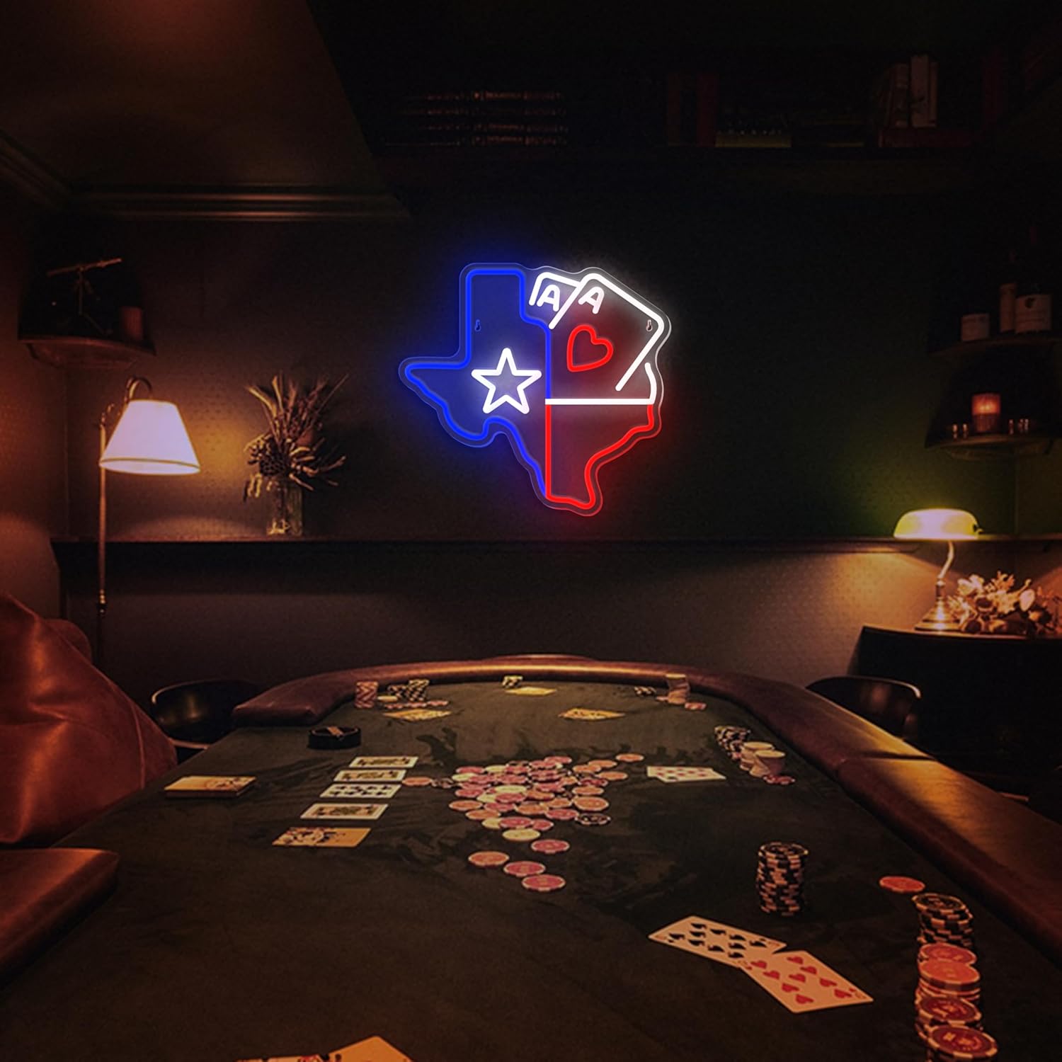 Poker Neon Sign Dimmable Playing Cards Neon Signs - Image 4