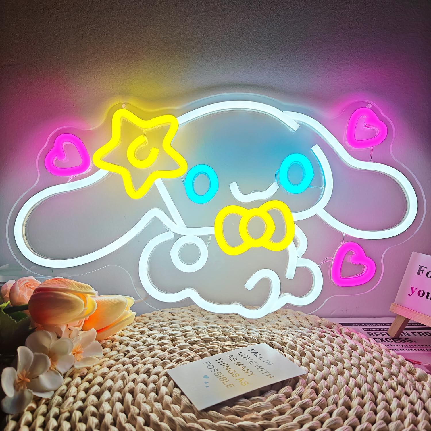 Anime Neon Sign Anime Neon LED Signs for Wall Decor Dimmable Neon Light - Image 2