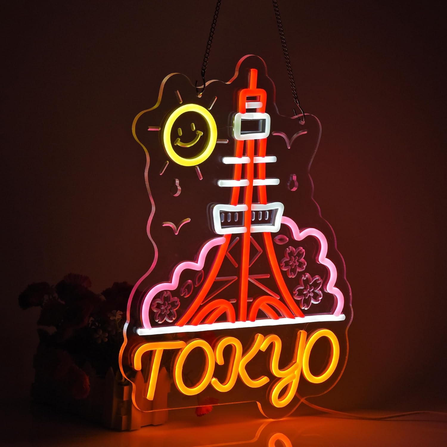 Tokyo Landmark Neon Sign - Image 3