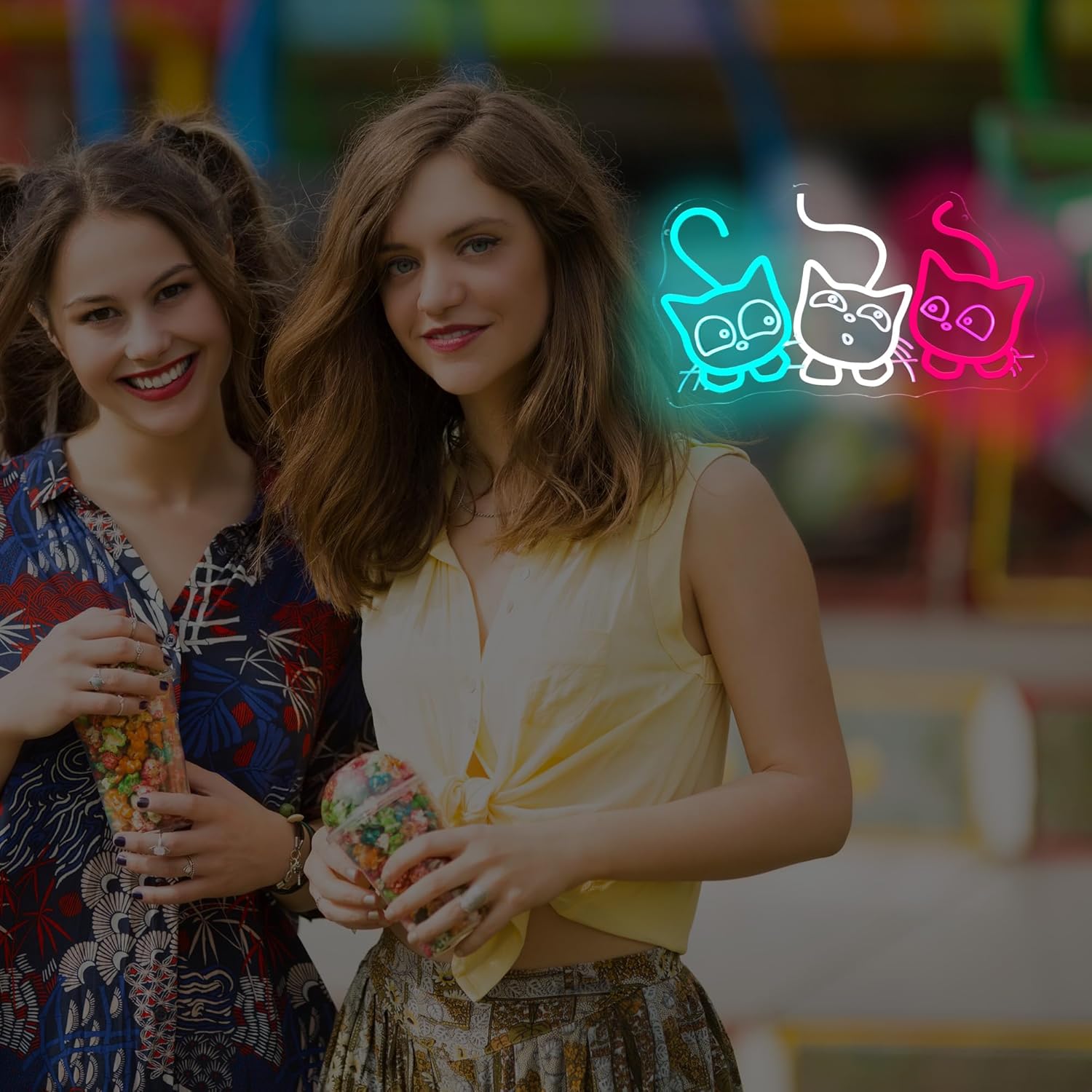 Cat Neon Sign for Wall Decoration - Image 2