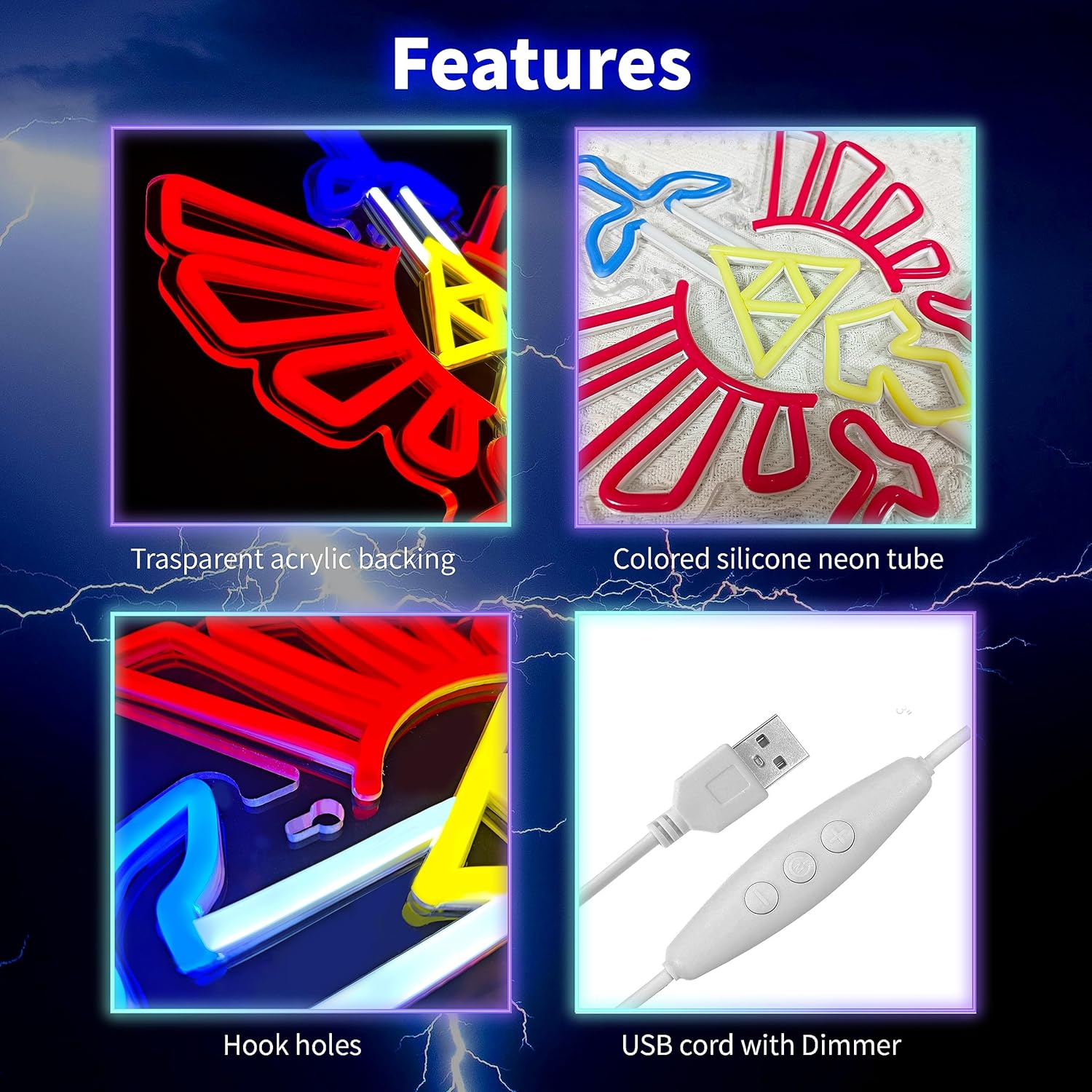 Sword Neon Sign Gamer Neon Signs for Wall - Image 2