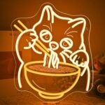 Whimsical neon light with a soft 10" x 5" warm glow. Ideal for bedrooms, children’s rooms, or festive spaces. USB powered and easy to mount.