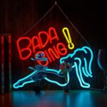 Bada Bing Neon Girl Sign – USB-Powered LED Wall Light for Bedroom, Pub, Store, Man Cave, or Party Decor | Dimmable Sopranos-Inspired Neon Sign