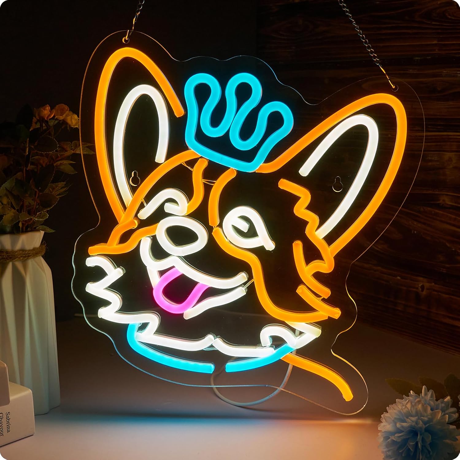 Corgi Neon Sign Dog Neon Sign for wall decoration - Image 4