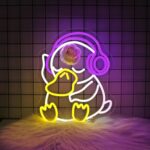 Neon Sign - Duck LED Neon Signs for Wall Decor, Cute Animal Light Up Sign for Bedroom, Party, Bar, Game Room & Kids Room Decor