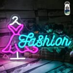 Compact “Cloakroom” neon sign in LED light, perfect for adding stylish glow to rooms, closets, or minimalist spaces.