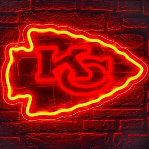 Football Neon Sign for Wall Decoration Football Neon Light