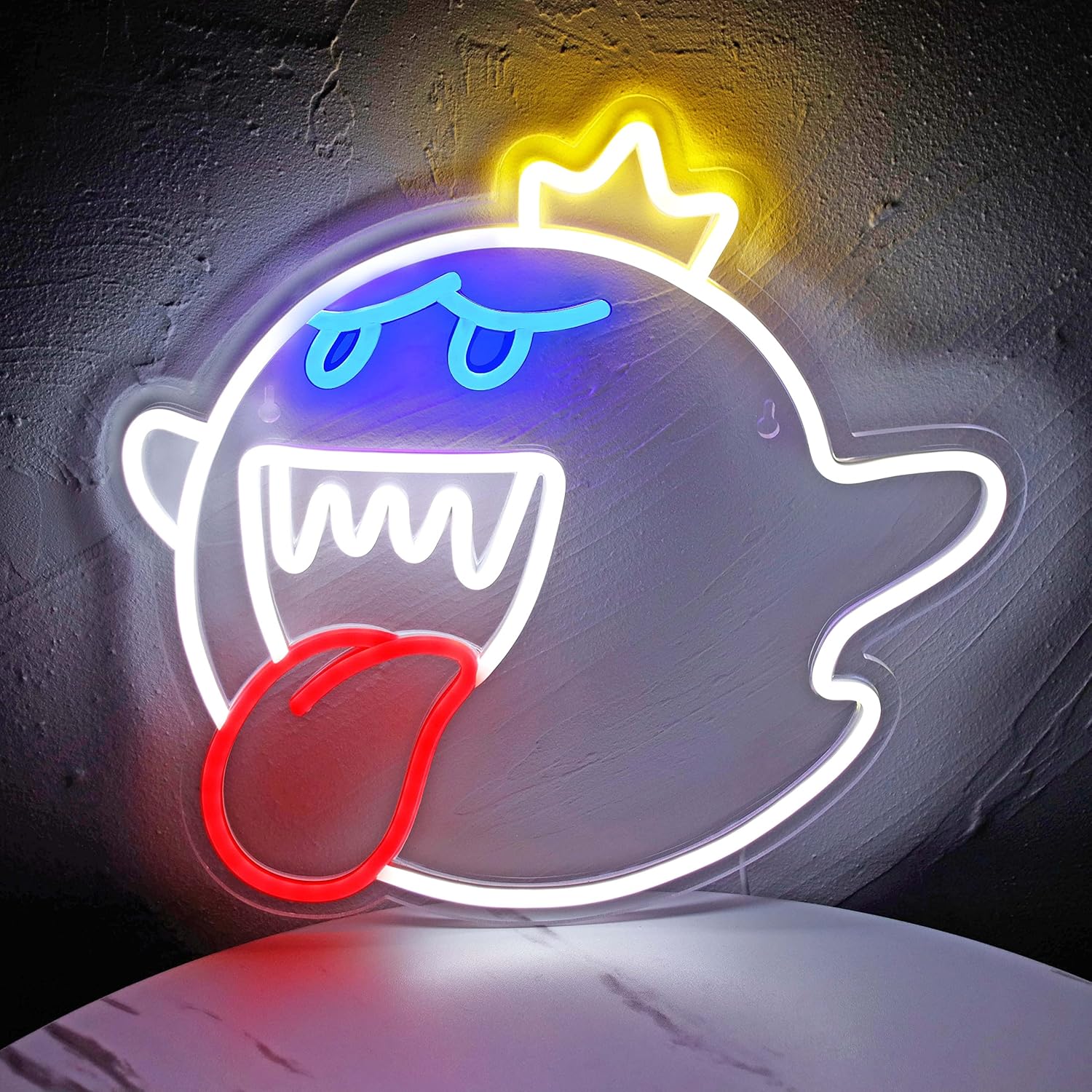 Neon Sign King Boo The Ghost Face LED Neon Light - Image 5