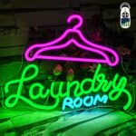 Laundry Room Neon Sign LED Light for Wall Decor – Fun and Functional Neon Light for Laundry Room, Utility Area, or Home Interior Design Accent