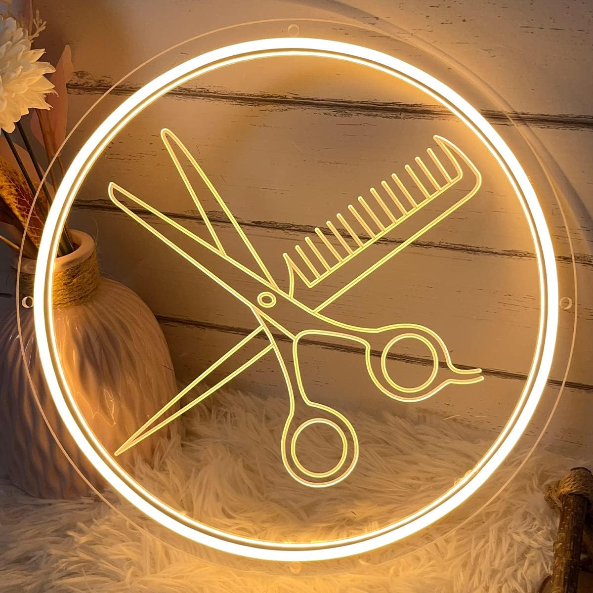 Scissors Neon Sign for Wall Decoration 3D Art - Image 5