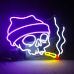 Halloween Neon Sign LED Light, 16.5" Spooky Wall Decor for Home Bar Party | USB Powered Dimmable Pumpkin Ghost Neon Light for Room, Store, or Holiday Event