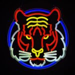 Tiger LED Neon Light – Vibrant animal-themed LED wall decor, ideal for bars, man caves, or birthday parties.
